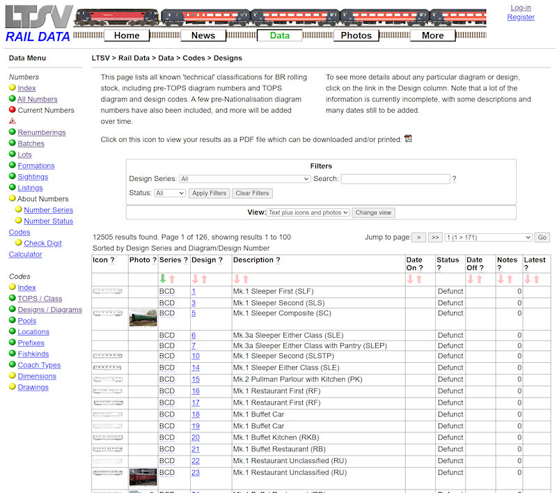 1.2.3.16 The Designs List page screenshot