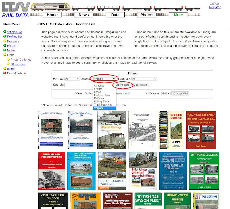 1.2.8.7 Filtering the Reviews (continued) screenshot