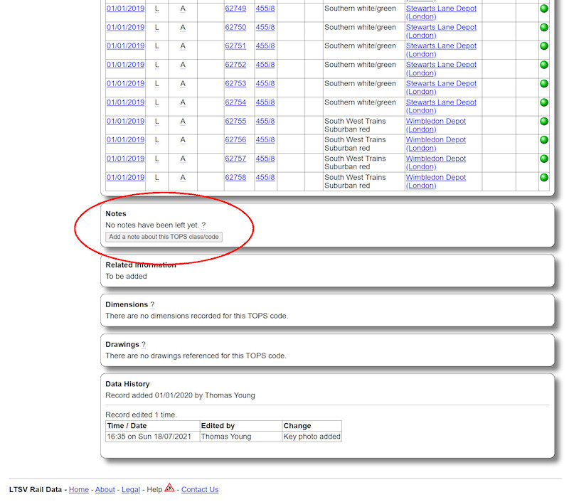 2.2.3.5 The Add a note button screenshot