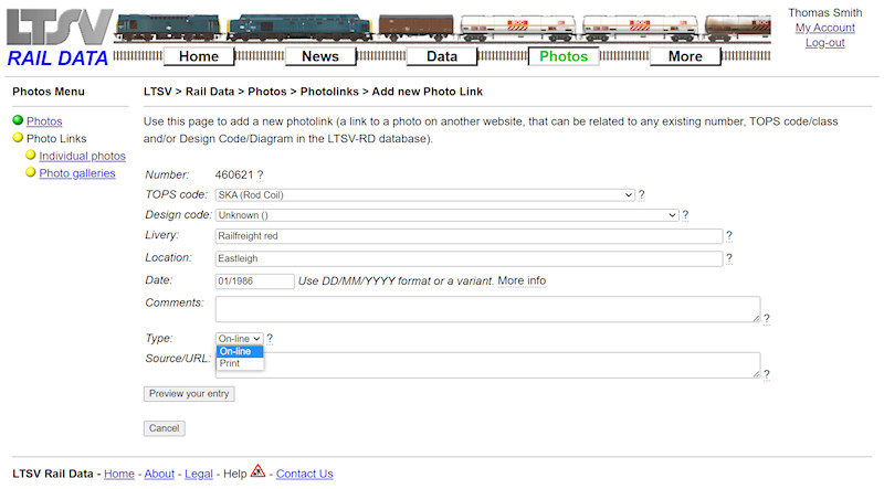 2.2.7.10 Picking the photolink type screenshot