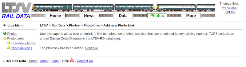 2.2.7.16 Photolink added confirmation screenshot