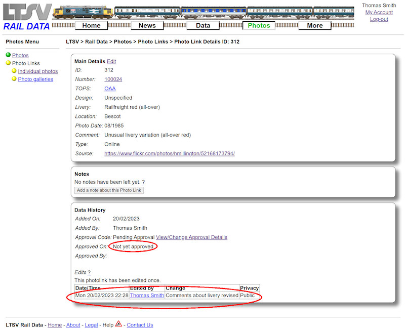 2.2.8.8 Editing a photolink will revert its approval screenshot