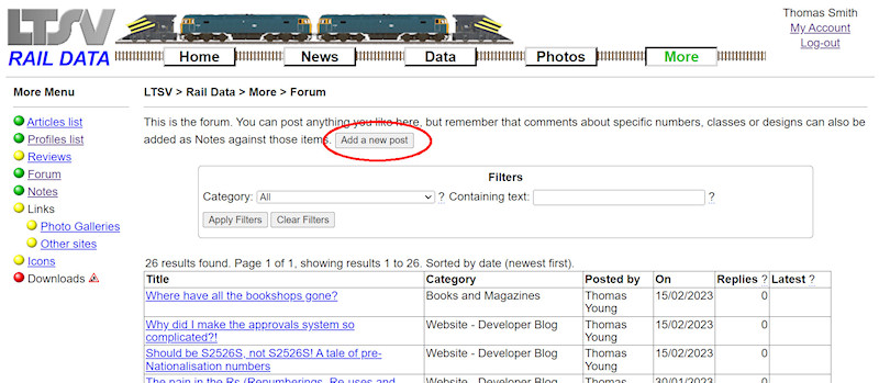 2.2.9.2 The Add a new post button screenshot