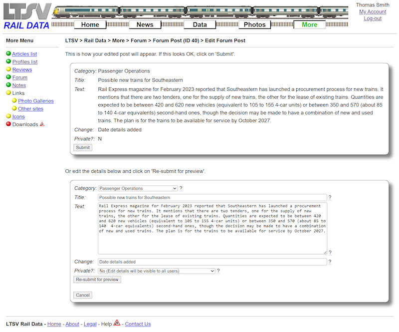 2.2.11.5 Previewing the edited forum post screenshot